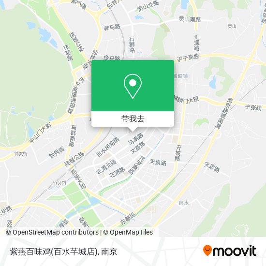 紫燕百味鸡(百水芊城店)地图
