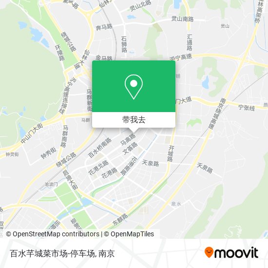百水芊城菜市场-停车场地图