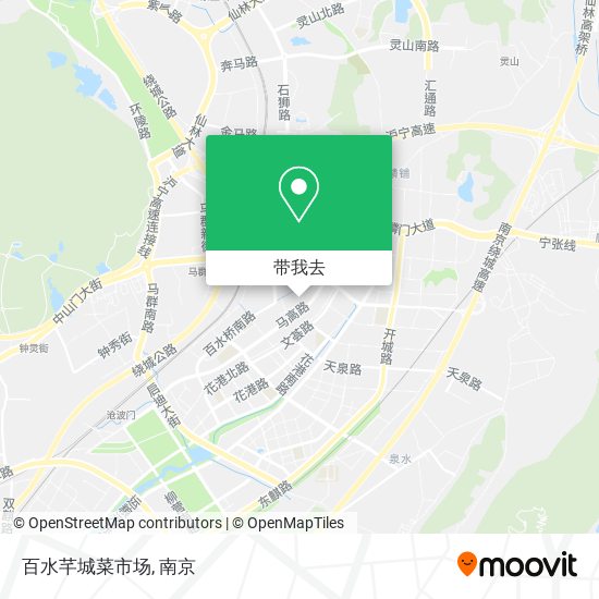 百水芊城菜市场地图