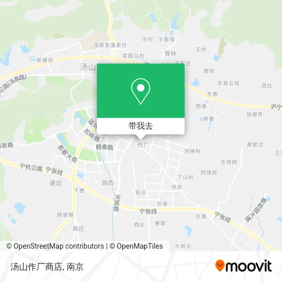 汤山作厂商店地图