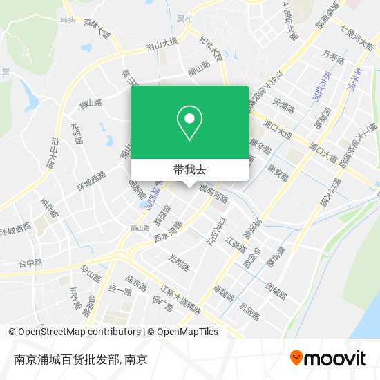 南京浦城百货批发部地图