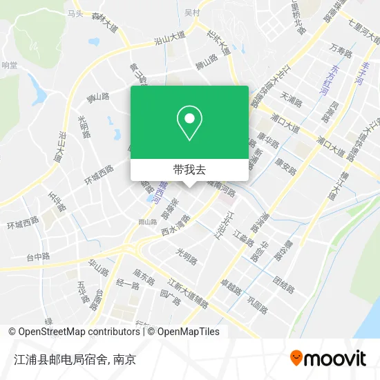 江浦县邮电局宿舍地图