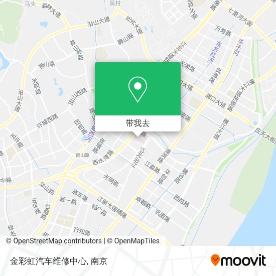 金彩虹汽车维修中心地图