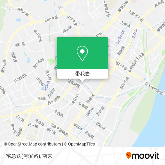 宅急送(河滨路)地图
