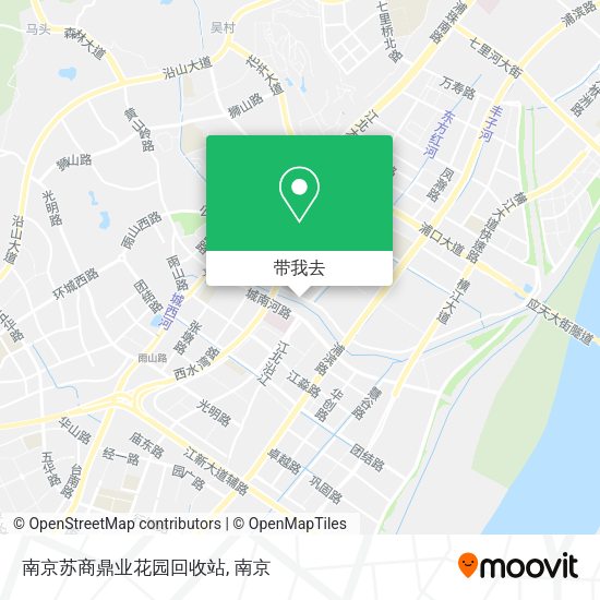 南京苏商鼎业花园回收站地图