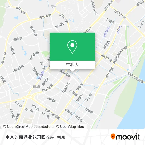 南京苏商鼎业花园回收站地图