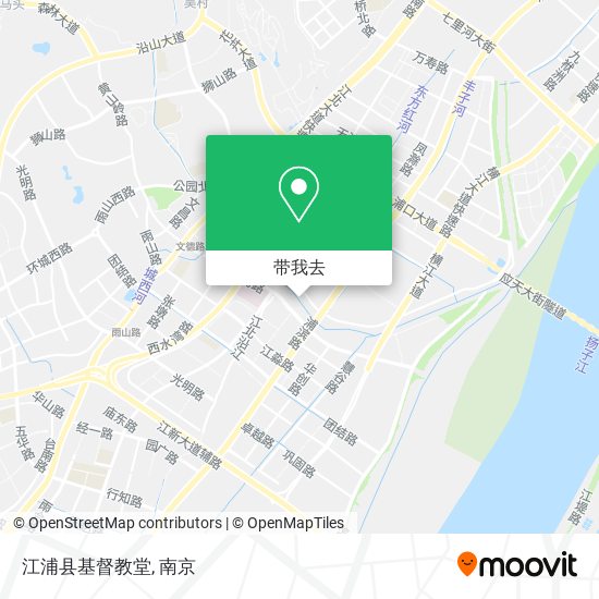 江浦县基督教堂地图
