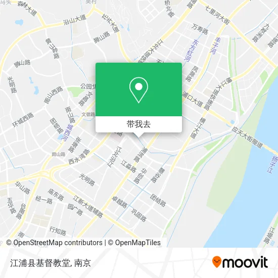 江浦县基督教堂地图