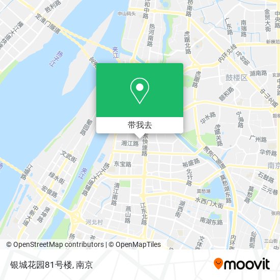 银城花园81号楼地图