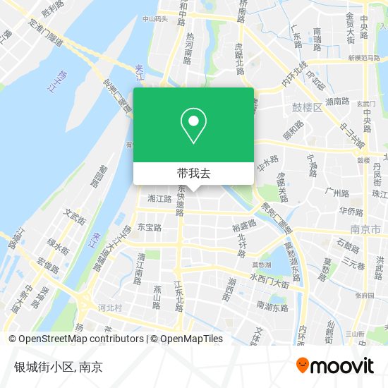 银城街小区地图