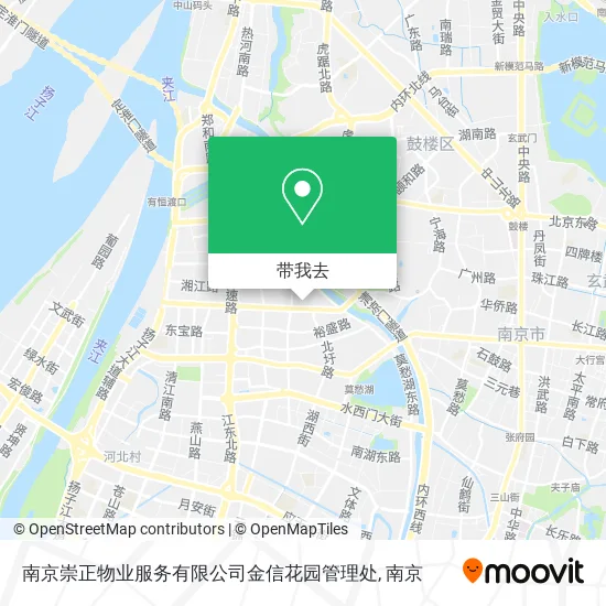 南京崇正物业服务有限公司金信花园管理处地图