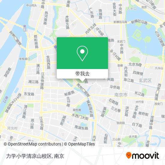 力学小学清凉山校区地图