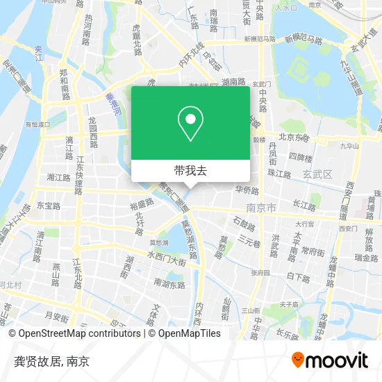 龚贤故居地图