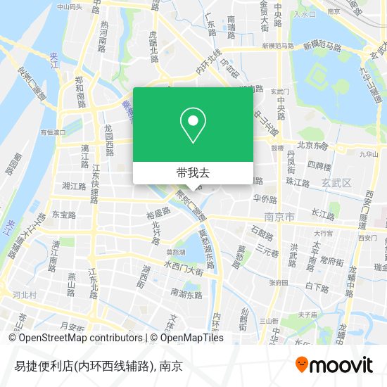 易捷便利店(内环西线辅路)地图