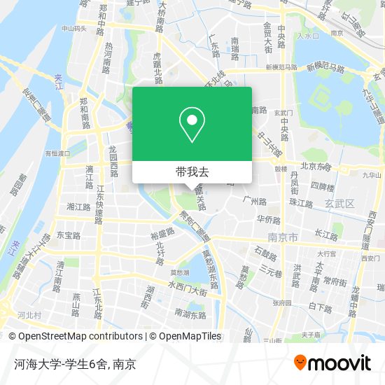 河海大学-学生6舍地图