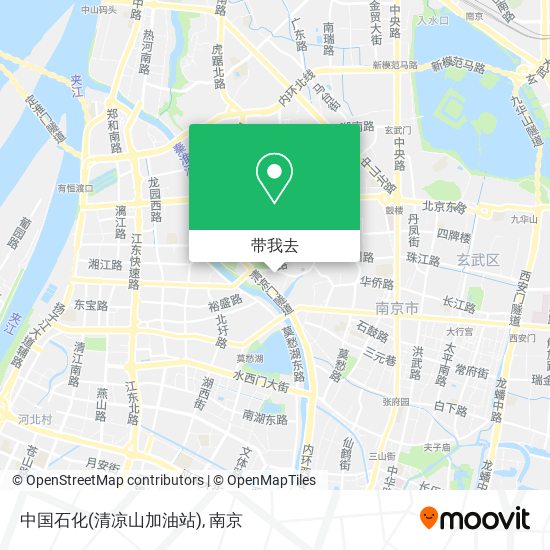 中国石化(清凉山加油站)地图
