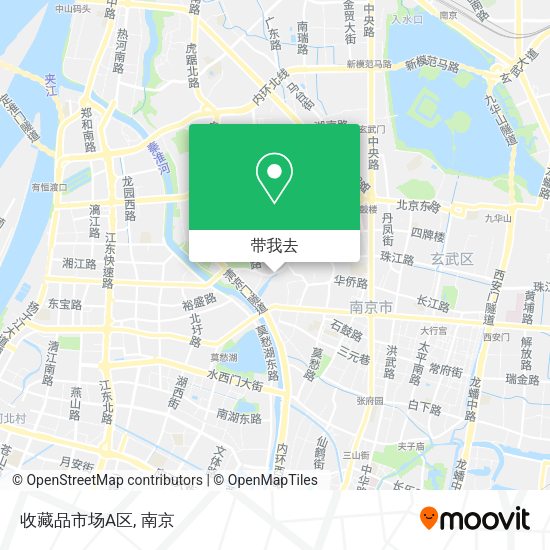 收藏品市场A区地图