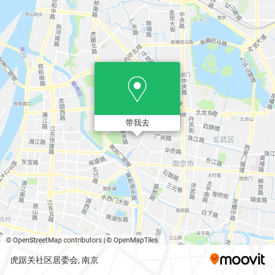 虎踞关社区居委会地图