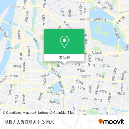 鼓楼人力资源服务中心地图
