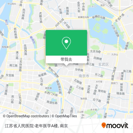 江苏省人民医院-老年医学A楼地图