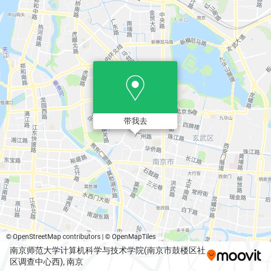 南京师范大学计算机科学与技术学院(南京市鼓楼区社区调查中心西)地图