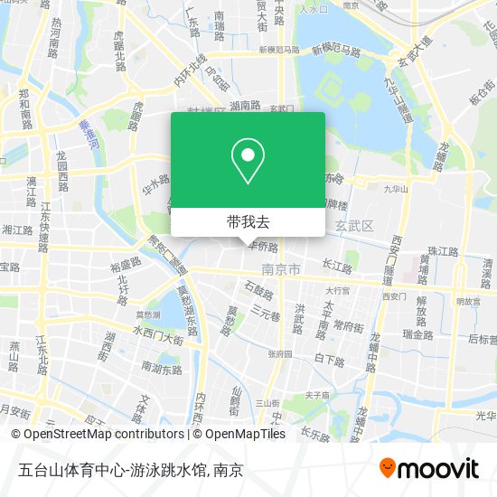 五台山体育中心-游泳跳水馆地图