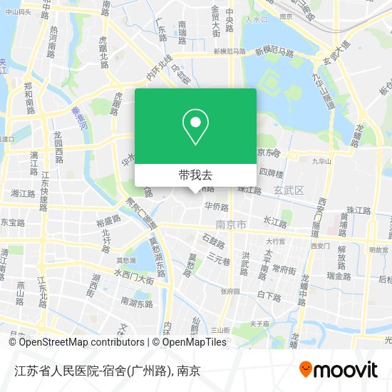 江苏省人民医院-宿舍(广州路)地图