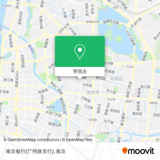 南京银行(广州路支行)地图