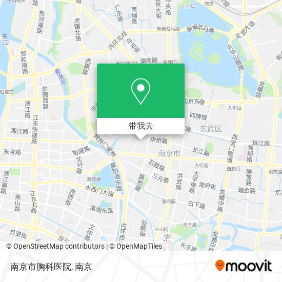 南京市胸科医院地图