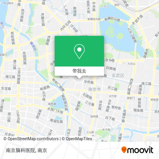 南京脑科医院地图