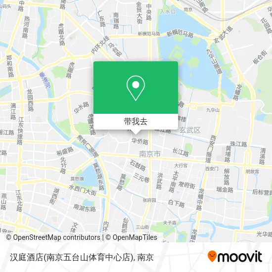 汉庭酒店(南京五台山体育中心店)地图
