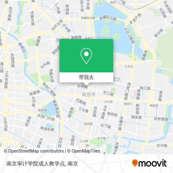 南京审计学院成人教学点地图