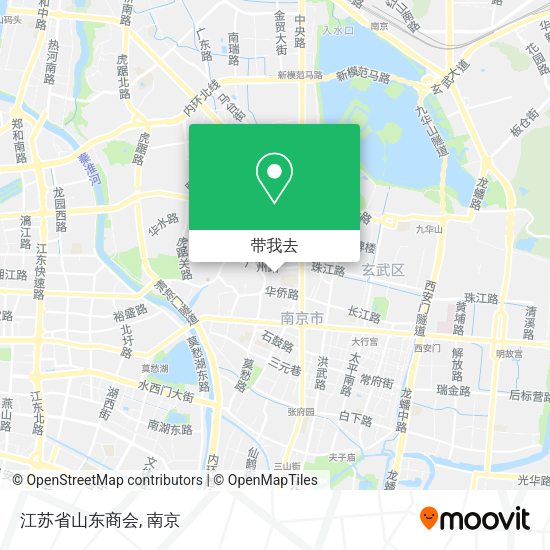 江苏省山东商会地图