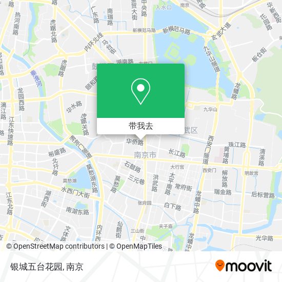 银城五台花园地图