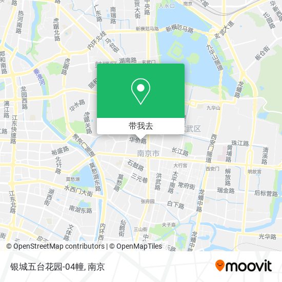 银城五台花园-04幢地图