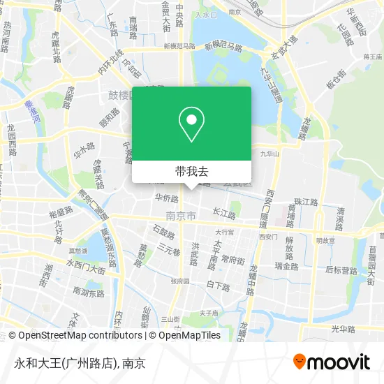 永和大王(广州路店)地图