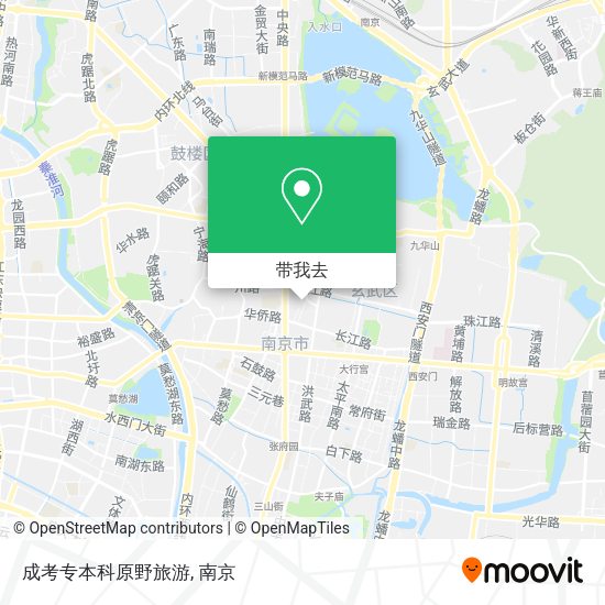 成考专本科原野旅游地图