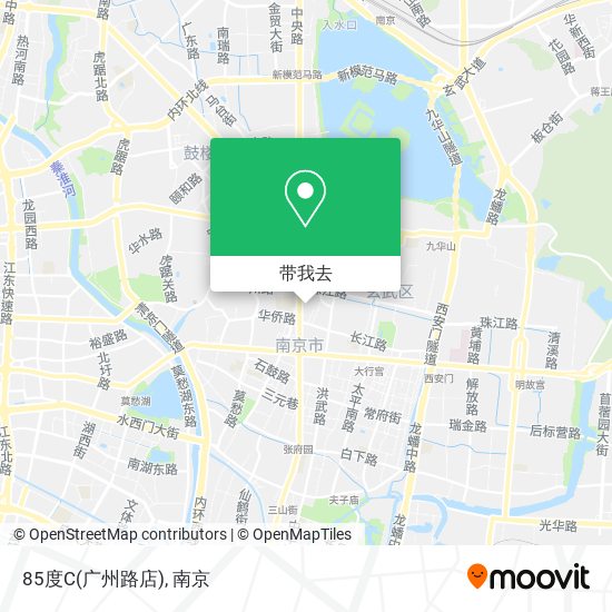 85度C(广州路店)地图