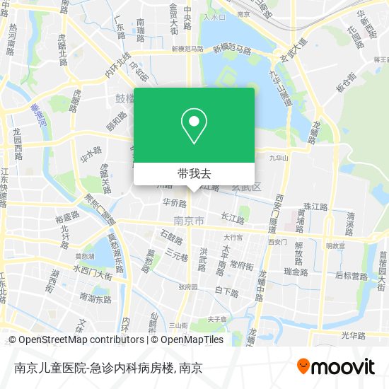 南京儿童医院-急诊内科病房楼地图