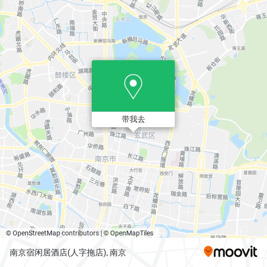 南京宿闲居酒店(人字拖店)地图