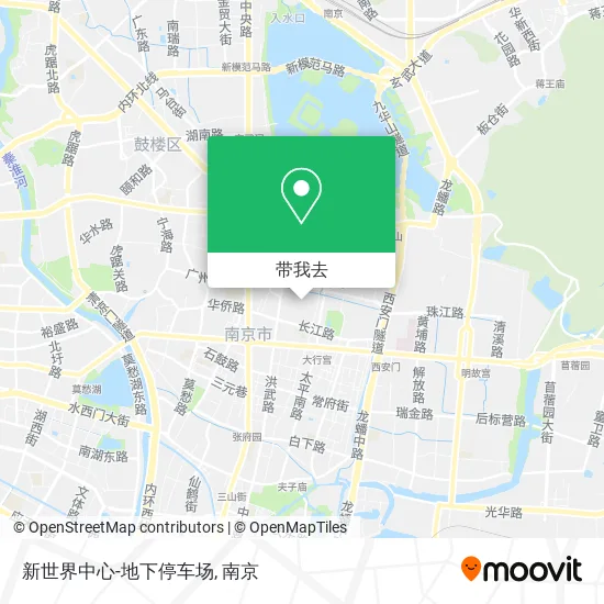 新世界中心-地下停车场地图