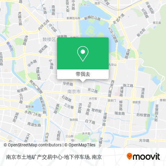 南京市土地矿产交易中心-地下停车场地图