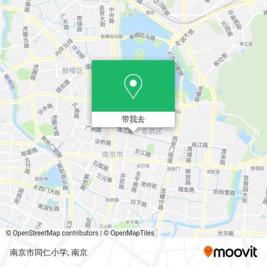 南京市同仁小学地图