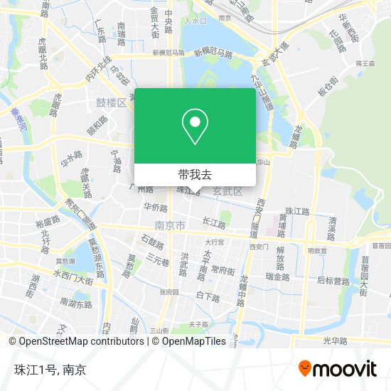 珠江1号地图