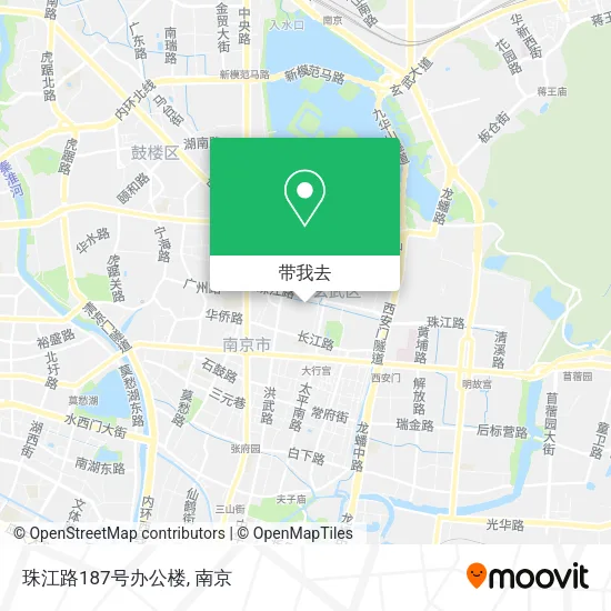 珠江路187号办公楼地图
