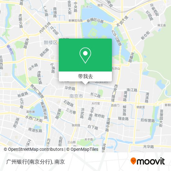 广州银行(南京分行)地图