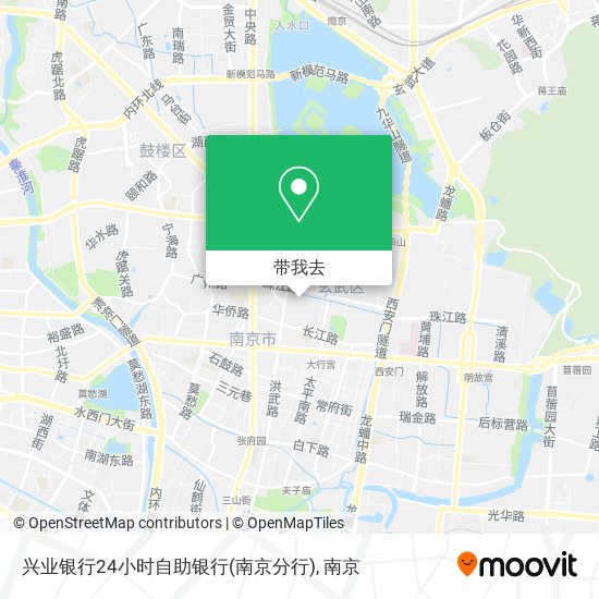 兴业银行24小时自助银行(南京分行)地图