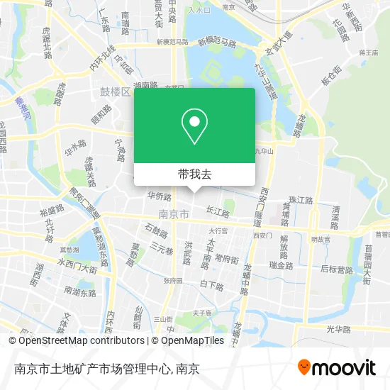 南京市土地矿产市场管理中心地图