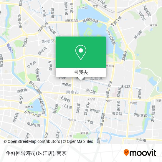 争鲜回转寿司(珠江店)地图