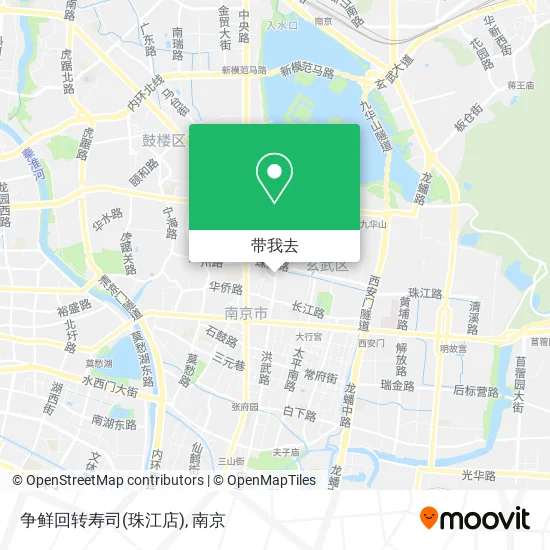 争鲜回转寿司(珠江店)地图